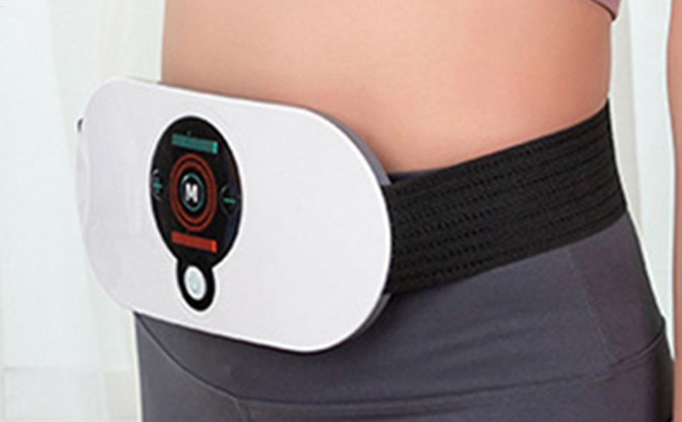 Cinturón Masajeador Vibrador Eléctrico para Abdomen y Cintura con Múltiples Modos