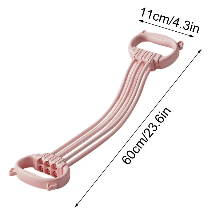 Ejercitador de Pilates y Yoga Multifuncional con Bandas de Resistencia