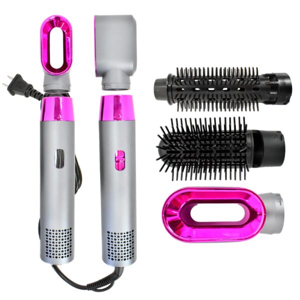 Estilizador de Cabello Multifuncional 3 en 1 con Secador y Cepillos