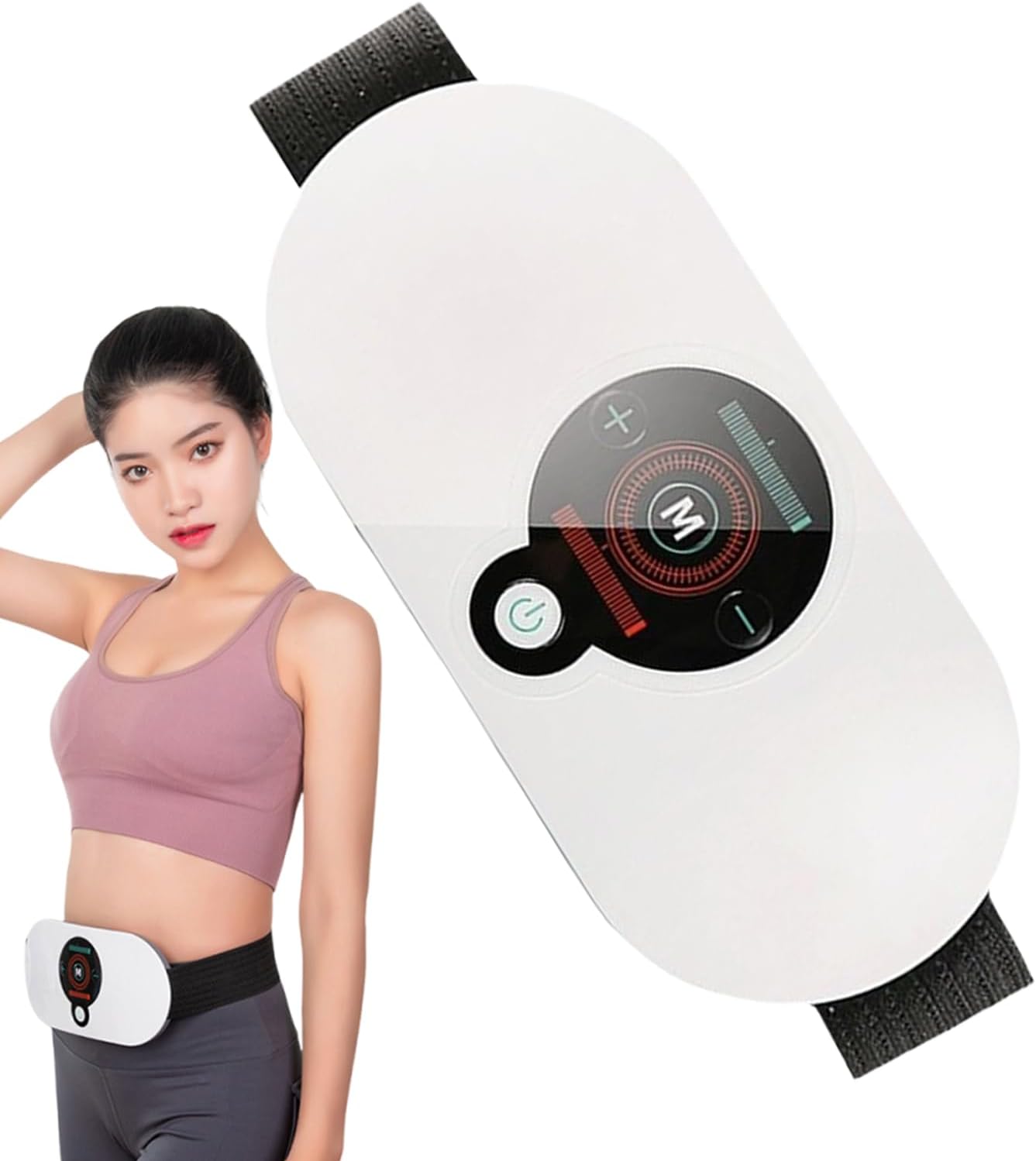 Cinturón Masajeador Vibrador Eléctrico para Abdomen y Cintura con Múltiples Modos