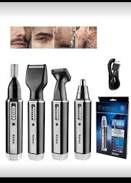 Recortadora Multifuncional Kemei KM-6630 4 en 1 para Cuidado Personal